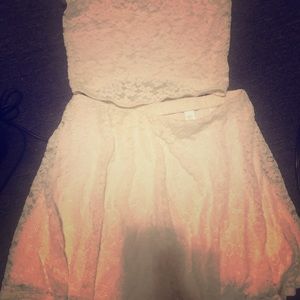 Two piece lace set